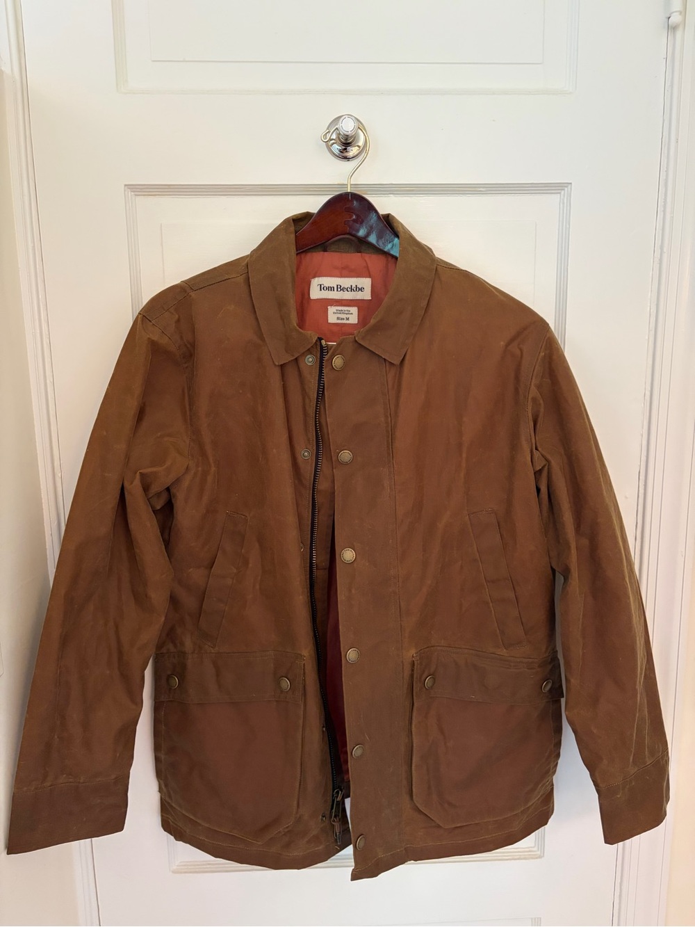 NEW—Tom Beckbe Piedmont Jacket Waxed Jacked Size M